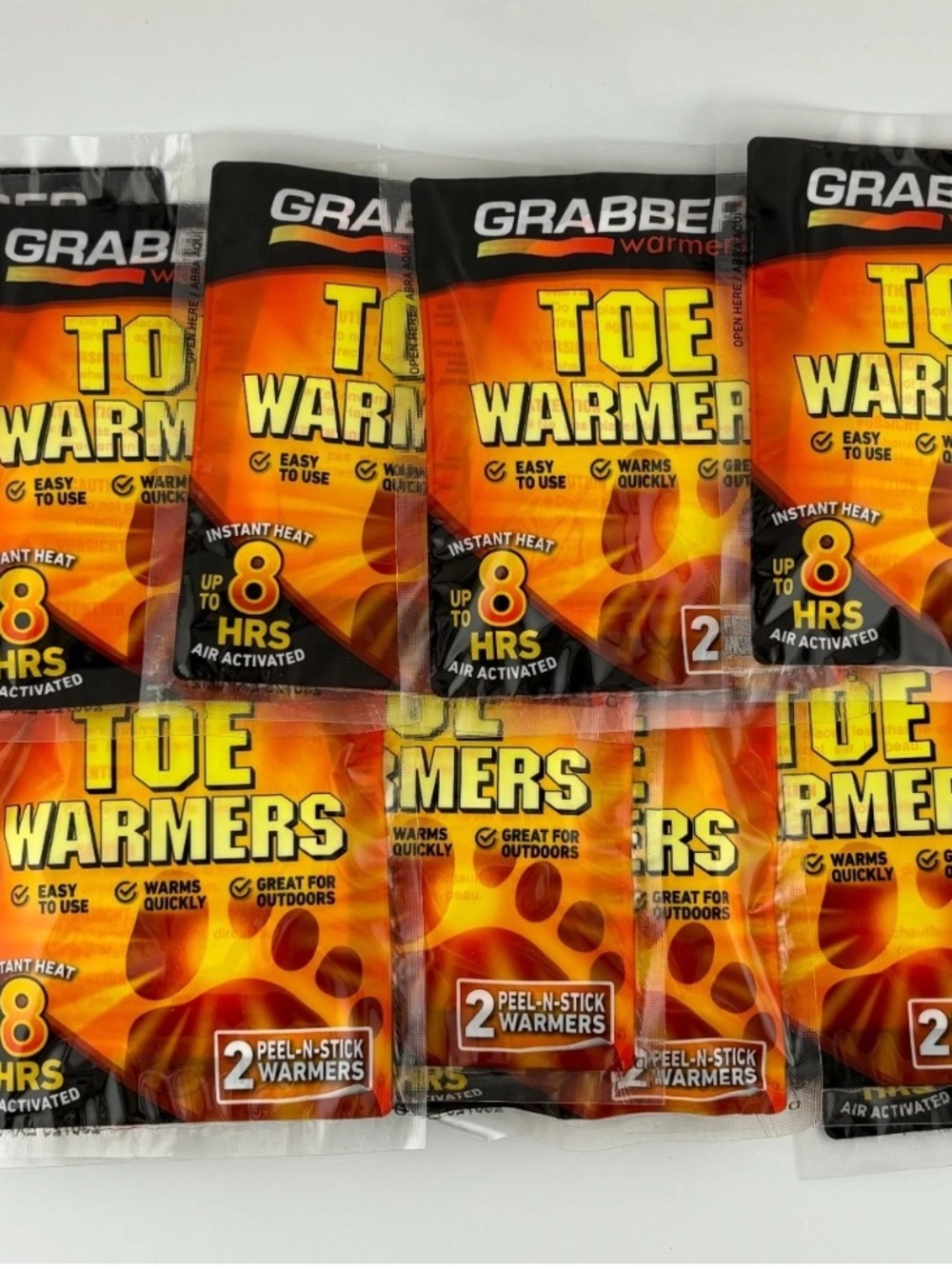 Toe Warmers - Orange Instant Heat Pack (20Pack)